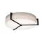 Afx Apex 27in. LED Flush Mount, Espresso Finish, Jute Shade APF2432L5AJUDES-JT - alternate 1